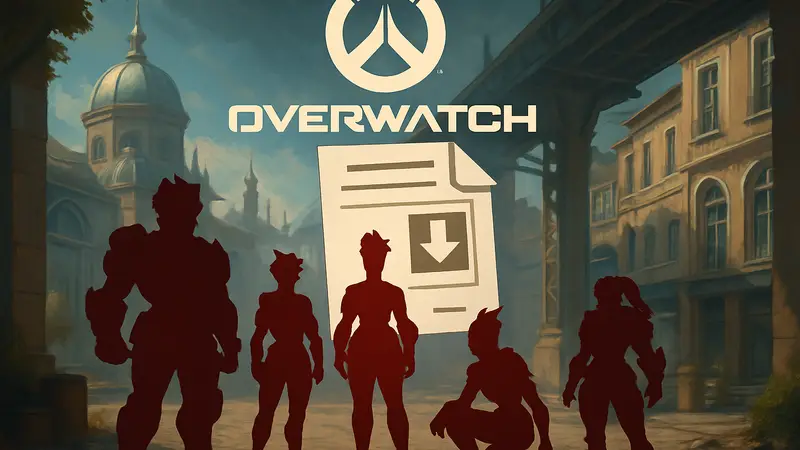 Изображение новых героев Overwatch 2, возможно, с пометкой о нерфах или патчноутах.
