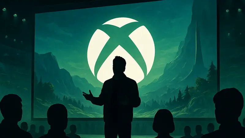 Фил Спенсер, бывший глава Xbox, на игровой презентации.