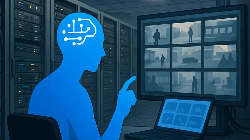Искусственный интеллект анализирует видеоданные на сервере