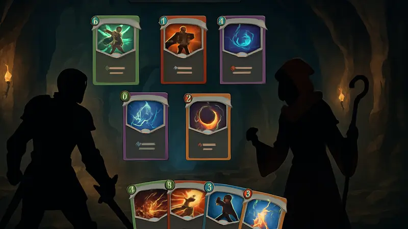 Скриншот Slay the Spire 2 с новыми кооперативными картами и элементами интерфейса.