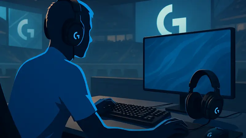 Геймерская периферия Logitech G: мышь, клавиатура и гарнитура.