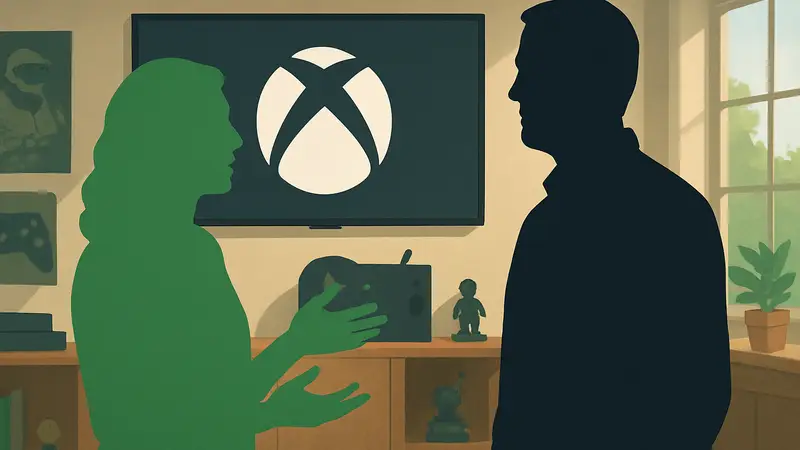 Аша Шарма, новый генеральный директор Microsoft Gaming, на видео с Филом Спенсером обсуждает Xbox.