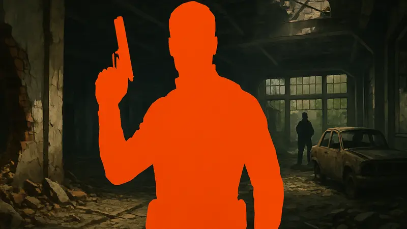 Главный герой российского шутера «Крид» на обложке игры в Steam
