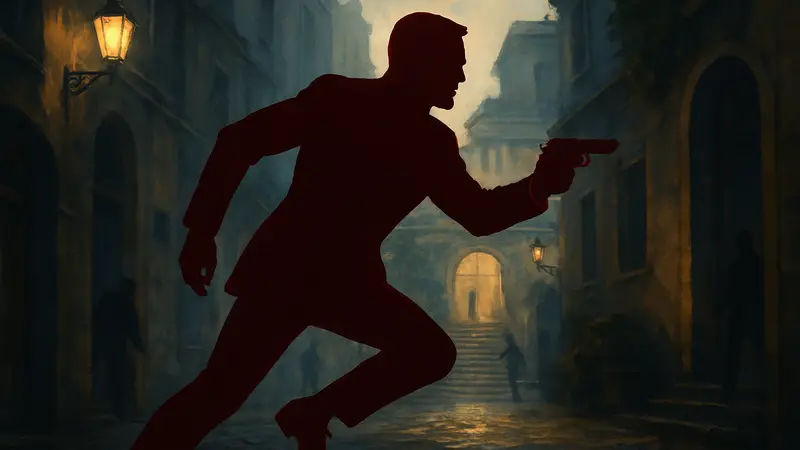 Джеймс Бонд из игры 007 First Light в динамичной позе.