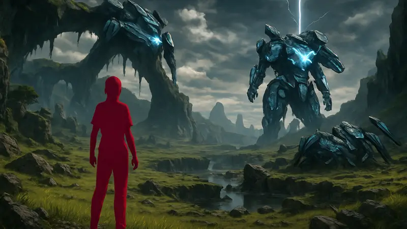 Кадр из Xenoblade Chronicles X: Definitive Edition, демонстрирующий игровые проблемы на Nintendo Switch 2.