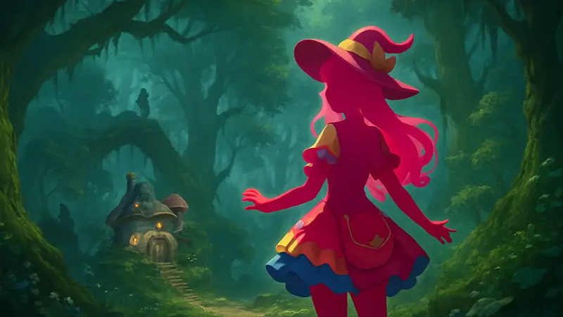 Infinity Nikki обновление 2.4: новый сюжет и геймплей, персонаж в яркой одежде.