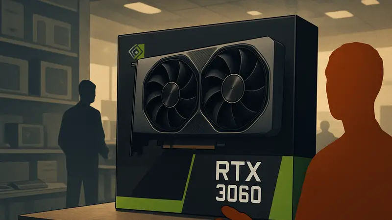 Видеокарта Nvidia GeForce RTX 3060 в коробке