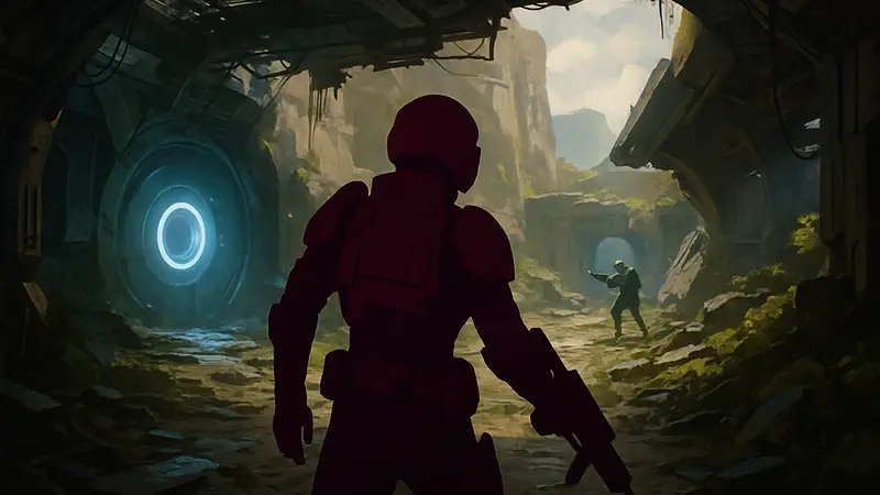 Геймплей игры Marathon, персонаж Бегун.