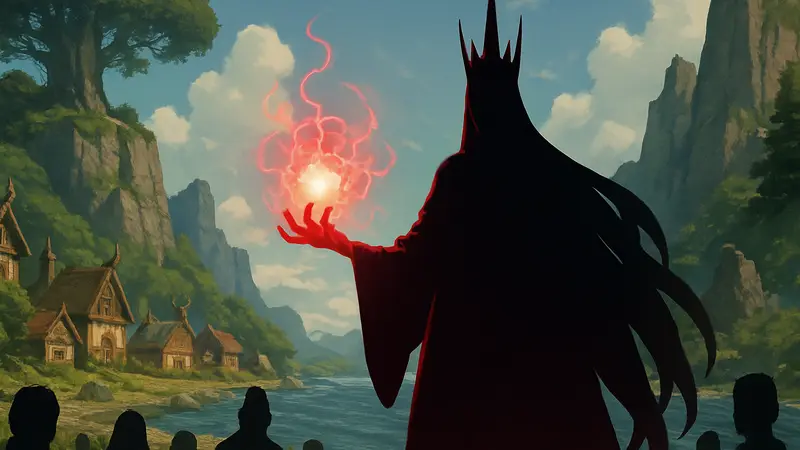 Иму из One Piece демонстрирует способности своего сильнейшего Дьявольского фрукта.