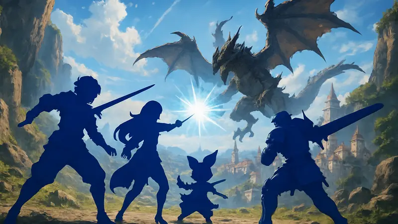 Персонажи Granblue Fantasy: Relink в бою, демонстрирующие обновлённую графику на PS5