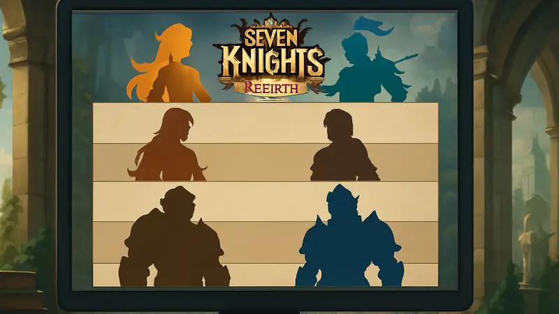 Скриншот обновленного тир листа Seven Knights Re:BIRTH с новыми персонажами Палланус и Чжао Юнь.