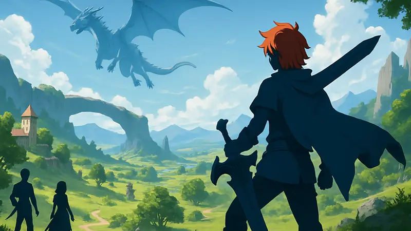 Игровой процесс Dragonsword, нового аниме-экшена с открытым миром в Steam
