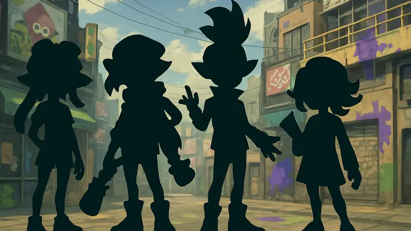 Изображения новых персонажей Splatoon Raiders, демонстрирующих их дизайн и стили