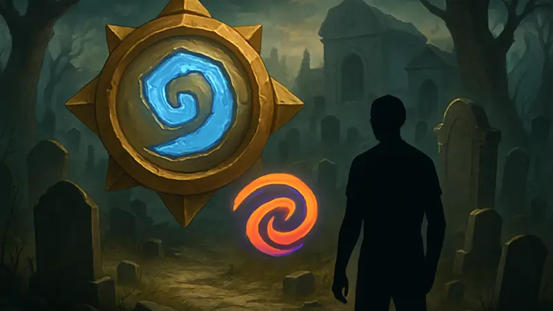 Логотип Hearthstone и режим Twist, который закрывается