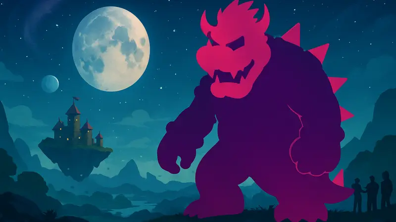 Персонаж Боузер из игры Super Mario Galaxy, обсуждаемый как бисексуальный.