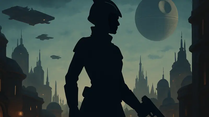 Арт персонажа Зам Уэзелл из вселенной Star Wars.