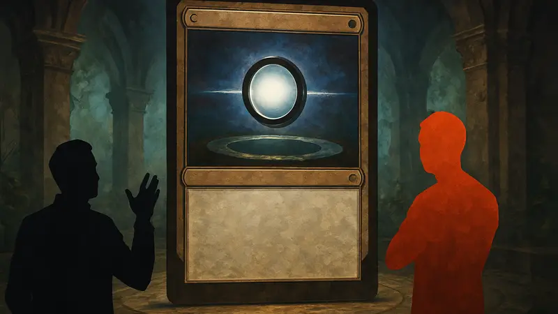 Изображение карты Magic: The Gathering Sol Ring с её символикой и названием.