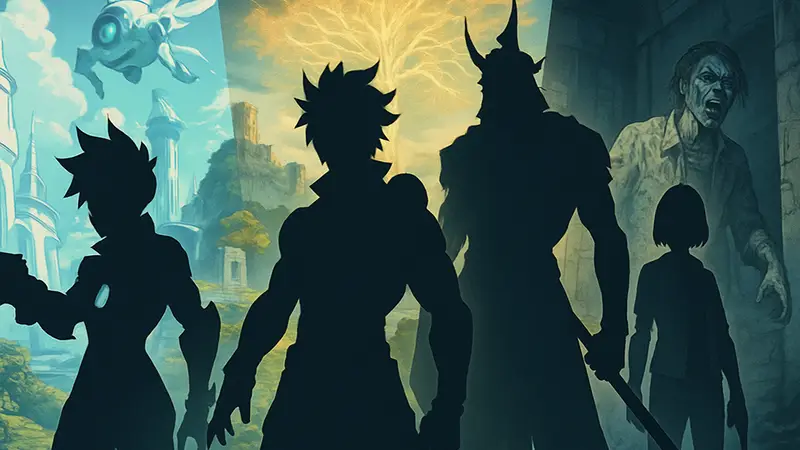 Герои Overwatch в стилистике аниме, коллаборации с Elden Ring и Resident Evil