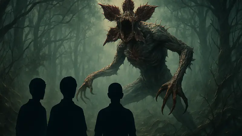 Кадр из трейлера Stranger Things: Tales from '85 с мутировавшим Демогоргоном.