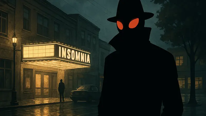 Николас Кейдж в образе Spider-Noir или за кадром, с упоминанием фильма «Бессонница».