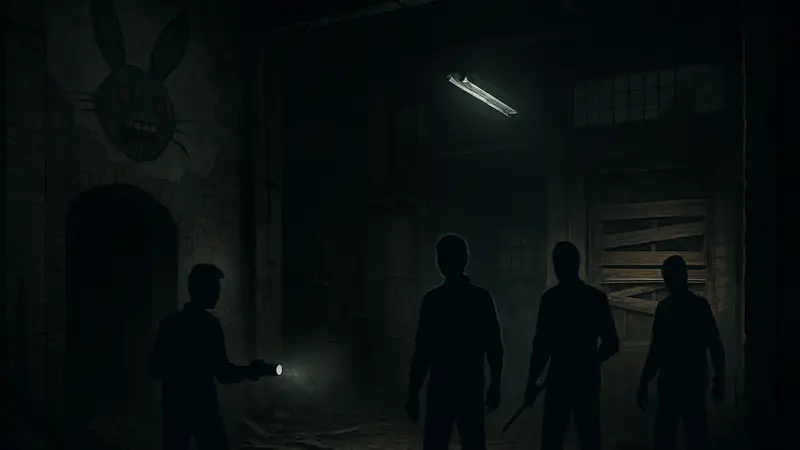 Скриншот игры REANIMAL, демонстрирующий мрачную атмосферу кооперативного хоррора.