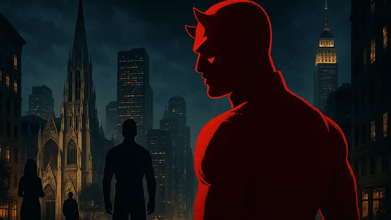 Постер супергеройского сериала «Сорвиголова: Рождённый заново» на Disney Plus