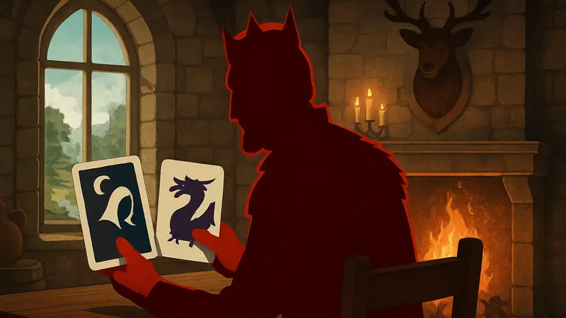 Лорд Баркваф из Reigns: The Witcher, выбирающий истории