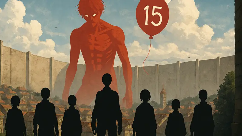 Праздничный арт Attack on Titan от студии MAPPA в честь 15-летия аниме-студии