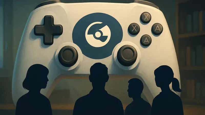 Логотип Eurogamer на фоне игрового контроллера.