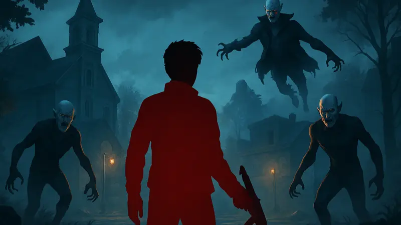 Обновленная игра Redfall от Arkane Austin, демонстрирующая потенциал на фоне вампирских противников.