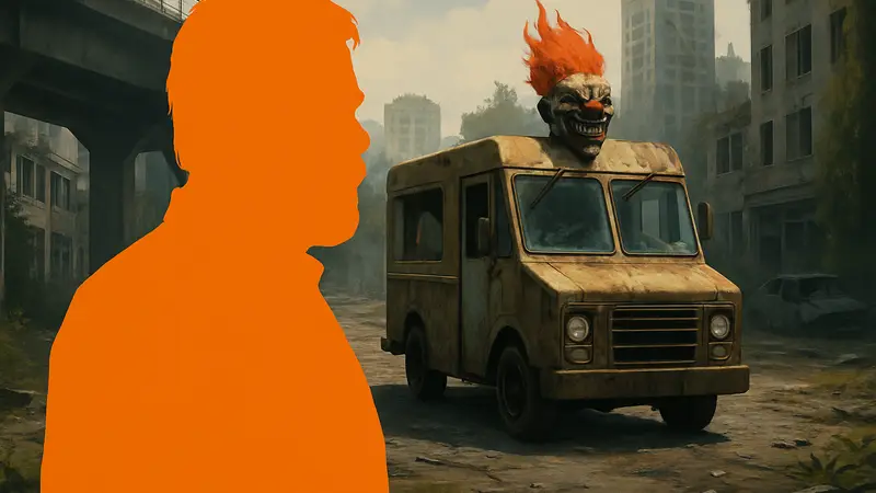 Марк Хэмилл, актёр, известный по роли Люка Скайуокера, в сериале Twisted Metal