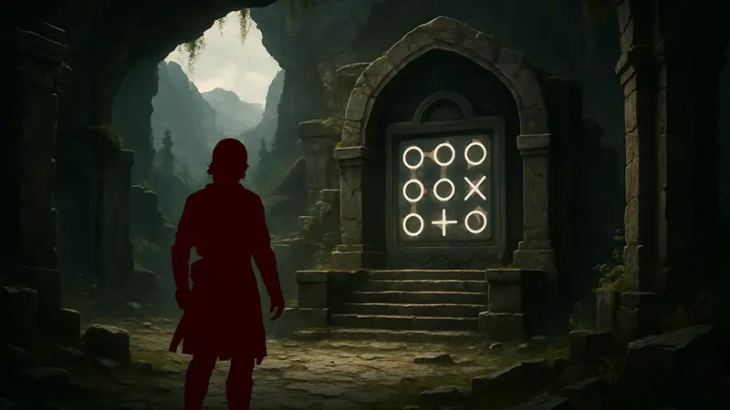 Локация Altar of Solitude в Crimson Desert, скриншот игры с головоломкой