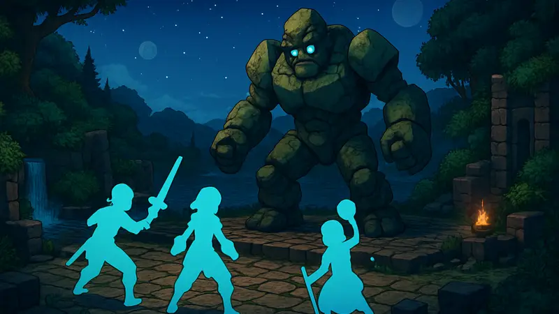 Обложка или скриншот игры Sea of Stars, пошаговая RPG с высоким рейтингом Metacritic, демонстрирующая уникальный стиль.