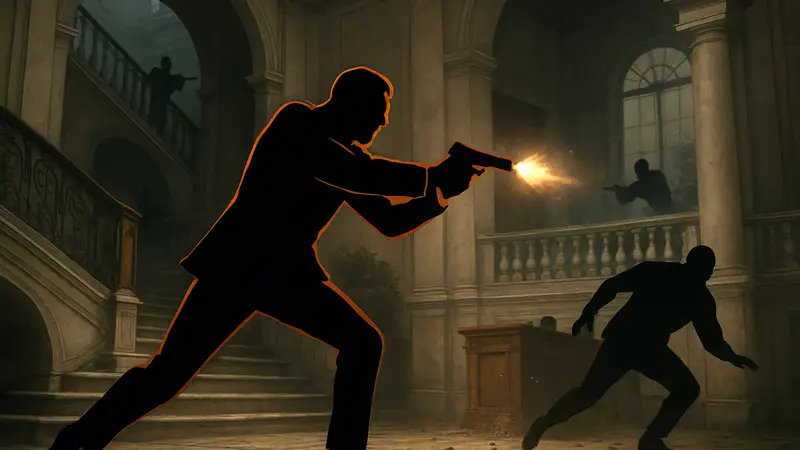Кадр из игры 007 First Light с Джеймсом Бондом в экшн-сцене.