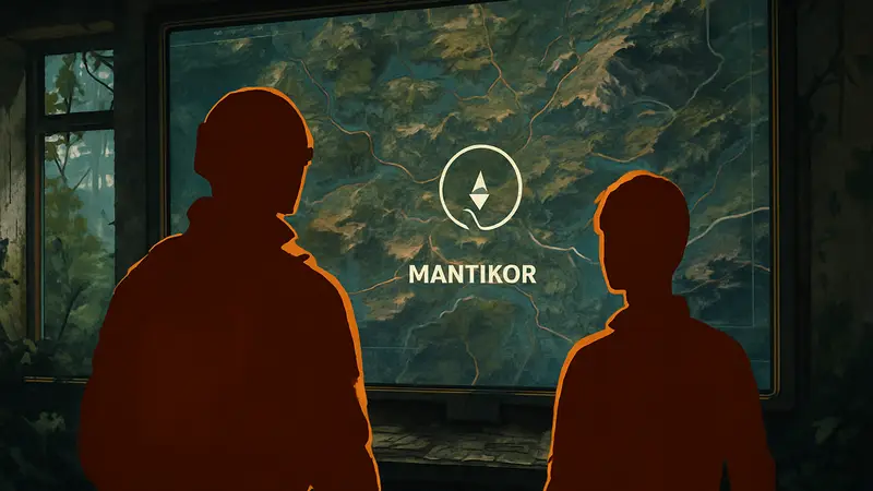 Карта с отмеченной локацией подземной базы MANTIKOR в игре ARC Raiders