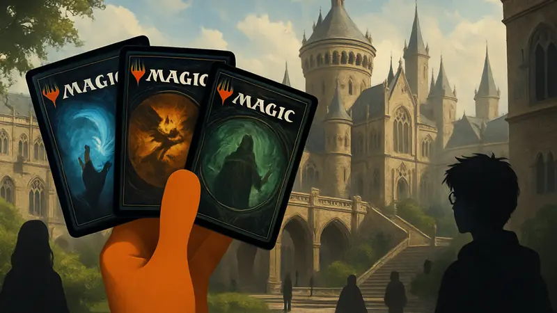Карты Magic: The Gathering на фоне школы Стриксхейвен. Отмена кроссовера с Гарри Поттером.