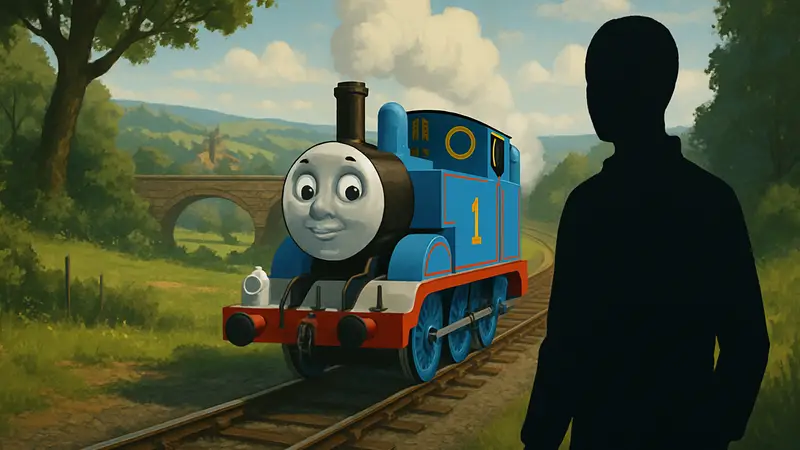 Игровой скриншот Thomas & Friends: Wonders of Sodor с паровозиком Томасом, едущим по рельсам.