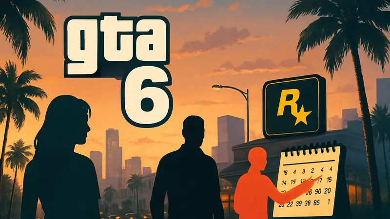 Логотип GTA 6 и намеки Rockstar Games на дату выхода игры.