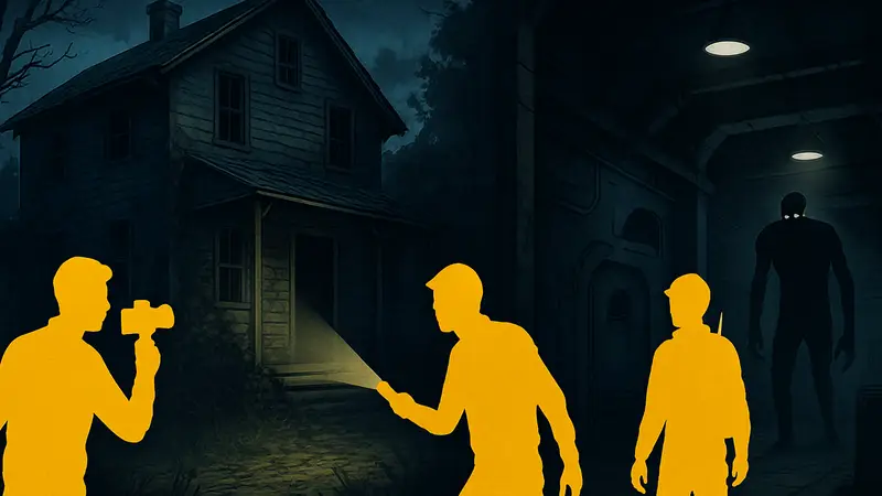 Игроки в новом кооперативном хорроре, похожем на Phasmophobia и Lethal Company