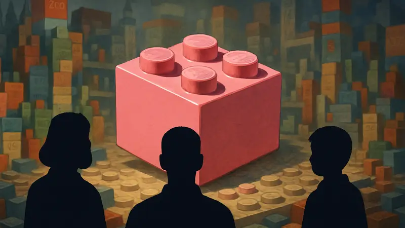 Новый тёплый розовый кирпичик LEGO, цветовая палитра 2026 года