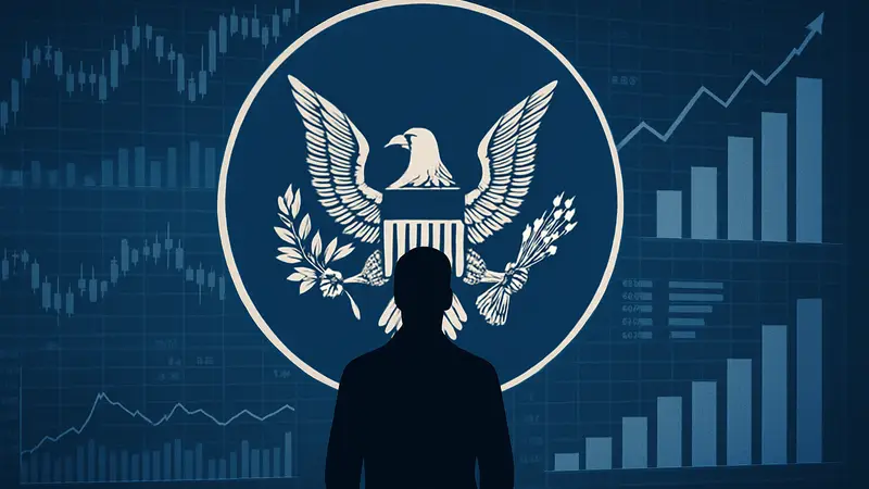Логотип SEC на фоне графиков с финансовыми данными, символизирующий изменения в отчетности компаний.