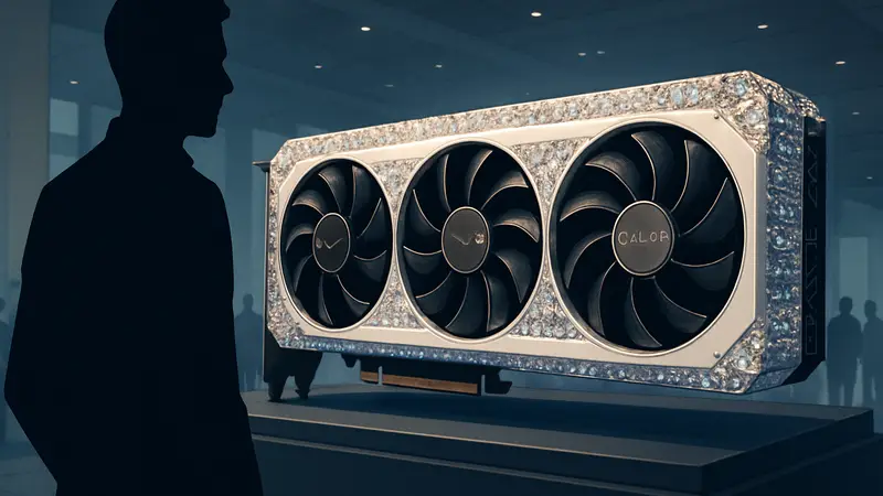 Концепт видеокарты Galax с кристаллами Swarovski, роскошный дизайн GPU, видеокарта 2026