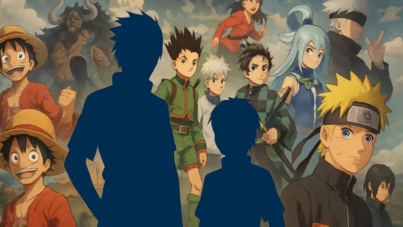 Лучшие аниме дуэты, превосходящие Наруто и Саске, на фоне популярных аниме