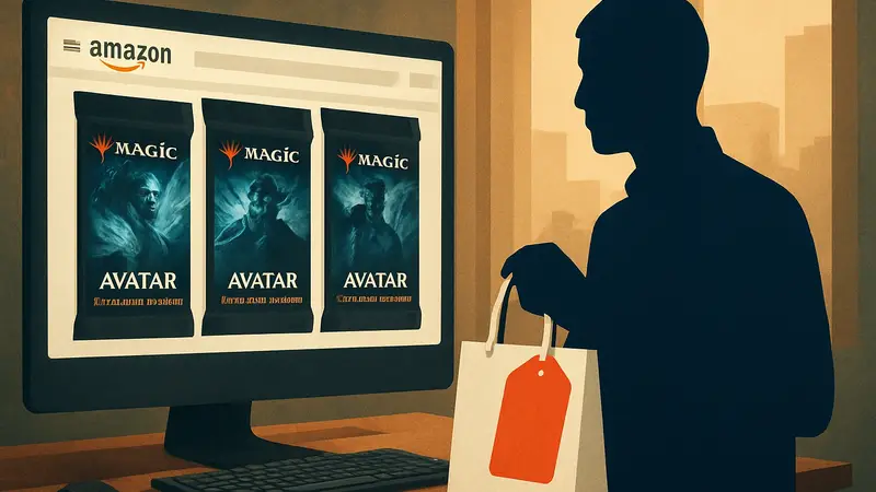 Коллекционные бустеры Magic: The Gathering Avatar со скидкой на Amazon. Карты MTG для коллекционеров.