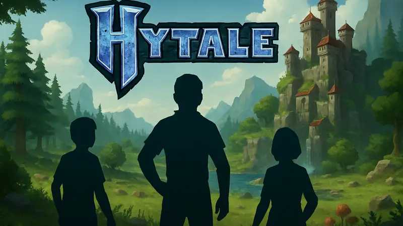 Логотип игры Hytale или скриншот геймплея, предупреждающий об изменениях в раннем доступе.