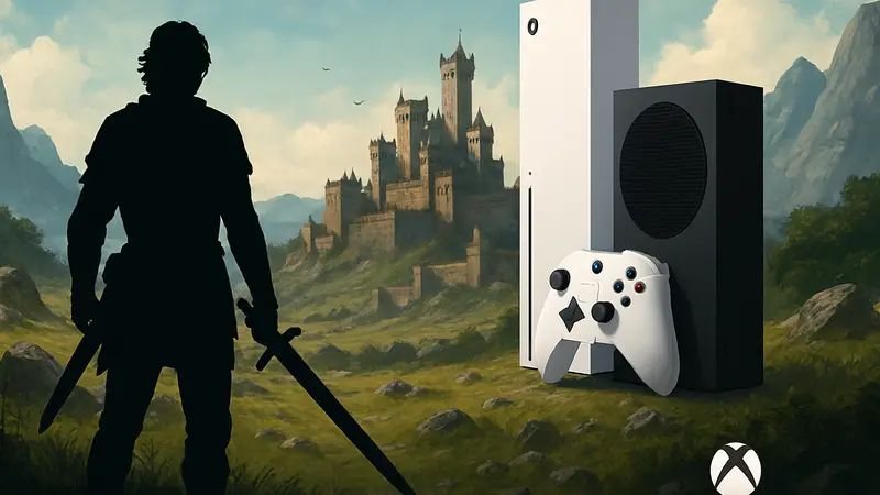 Динамические фоны Xbox Series X|S, демонстрирующие новый фон по игре Crimson Desert.