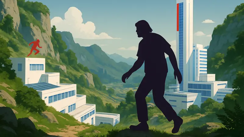 Игровой мир Baby Steps, вдохновлённый Mirror's Edge и скейтбордингом.