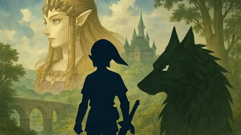 Изображение обложки манги The Legend of Zelda: Twilight Princess