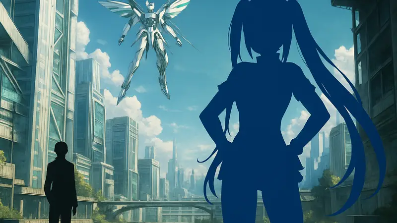 Обложка или скриншот визуальной новеллы Expelled from Paradise: The Stellar Angel