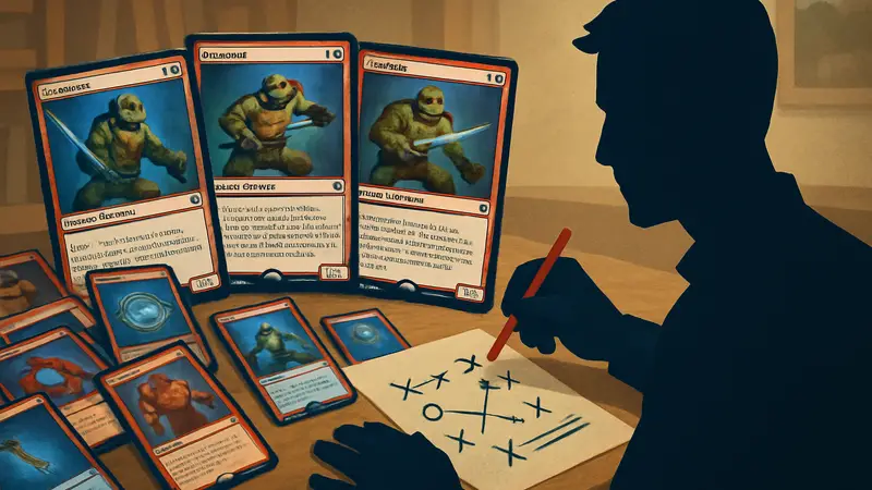 Карты Magic: The Gathering TMNT, сине-красные артефакты и стратегия драфта